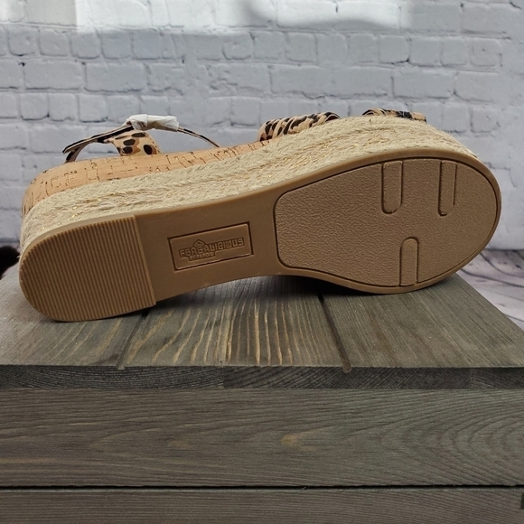 Fergalisious Pardy espadrille platform sandal 7.5 - Picture 10 of 10